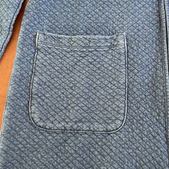 Pure Jill, indigo, denim color Zip up hoodie, lightweight jacket. Size XS - Picture 2 of 7